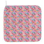 Watercolor Cupcake Pattern Print Hand Towel