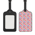 Watercolor Cupcake Pattern Print Luggage Tag