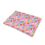Watercolor Cupcake Pattern Print Pet Cooling Mat Cover