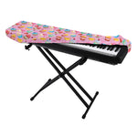 Watercolor Cupcake Pattern Print Piano Keyboard Cover
