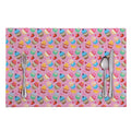 Watercolor Cupcake Pattern Print Placemat