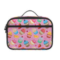 Watercolor Cupcake Pattern Print Portable Lunch Bag