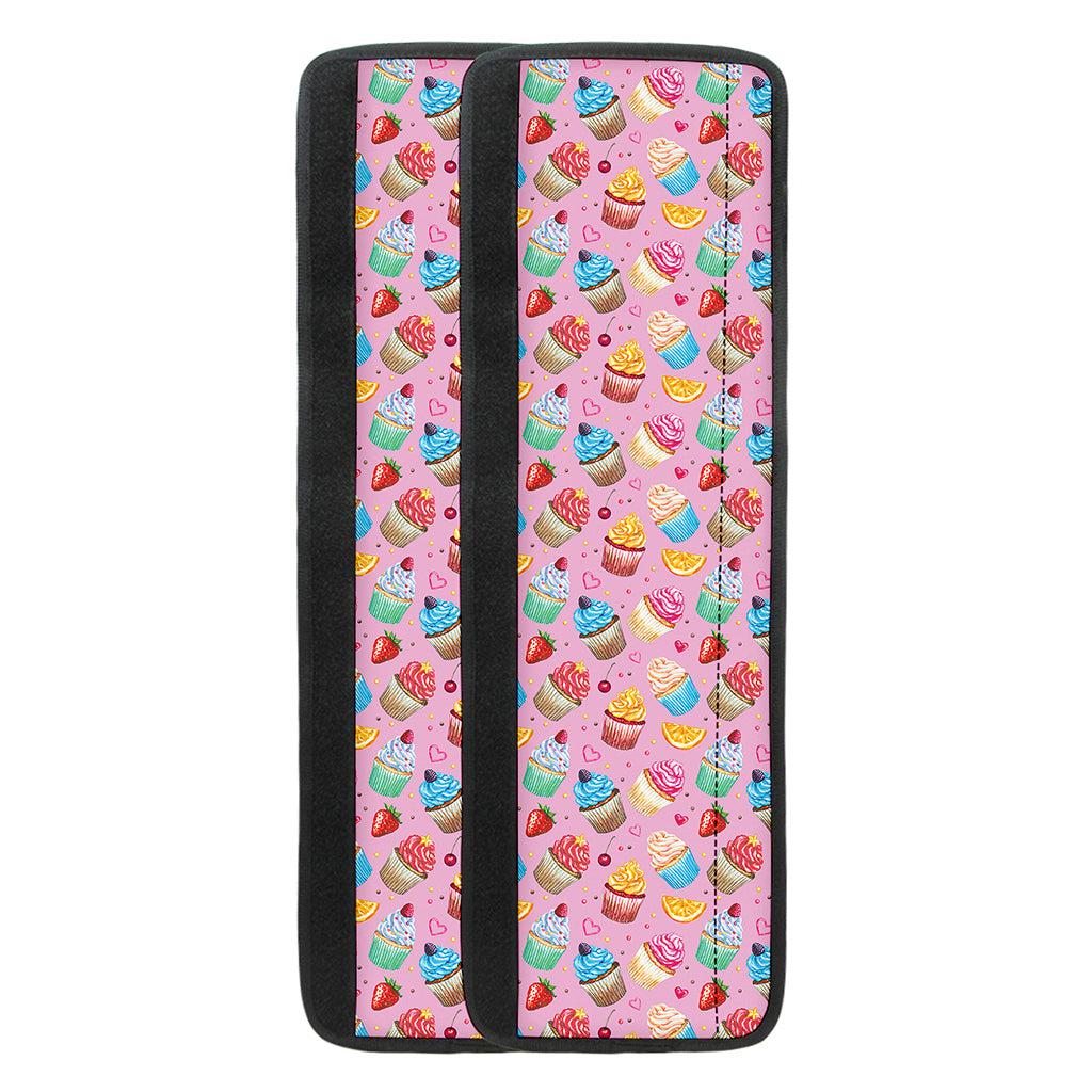 Watercolor Cupcake Pattern Print Refrigerator Handle Covers