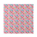 Watercolor Cupcake Pattern Print Silk Bandana