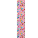 Watercolor Cupcake Pattern Print Table Runner
