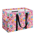 Watercolor Cupcake Pattern Print Utility Tote Bag