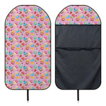 Watercolor Cupcake Pattern Print Waterproof Car Seat Cover