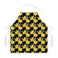 Watercolor Daffodil Flower Pattern Print Adjustable Apron