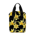 Watercolor Daffodil Flower Pattern Print Bible Tote Bag