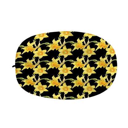 Watercolor Daffodil Flower Pattern Print Car Side Mirror Covers