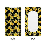 Watercolor Daffodil Flower Pattern Print Changing Pad Cover