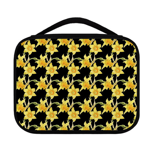 Watercolor Daffodil Flower Pattern Print Classic Bible Case