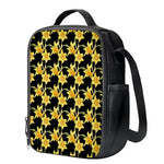 Watercolor Daffodil Flower Pattern Print Crossbody Lunch Bag