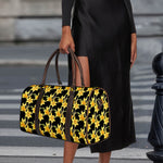 Watercolor Daffodil Flower Pattern Print Duffle Bag