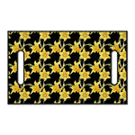 Watercolor Daffodil Flower Pattern Print Golf Cart Seat Cover
