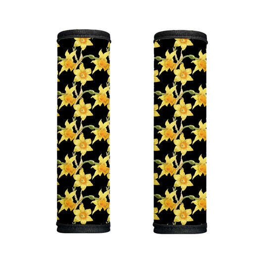 Watercolor Daffodil Flower Pattern Print Handle Covers