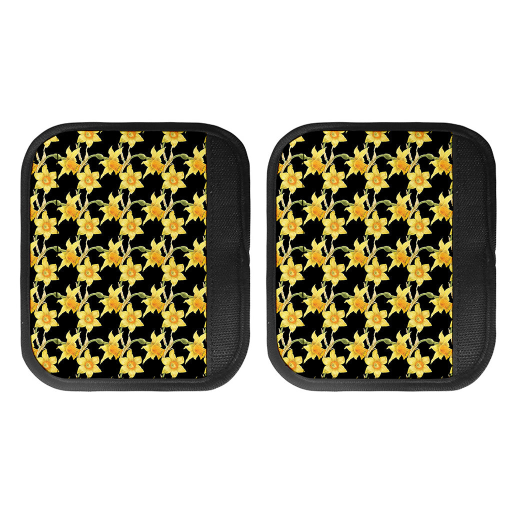 Watercolor Daffodil Flower Pattern Print Handle Covers