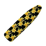 Watercolor Daffodil Flower Pattern Print Ironing Board Cover
