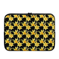 Watercolor Daffodil Flower Pattern Print Laptop Sleeve