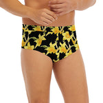 Watercolor Daffodil Flower Pattern Print Men's Briefs