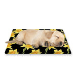 Watercolor Daffodil Flower Pattern Print Pet Cooling Mat Cover