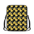 Watercolor Daffodil Flower Pattern Print Rectangular Crossbody Bag