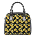 Watercolor Daffodil Flower Pattern Print Shoulder Handbag