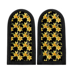 Watercolor Daffodil Flower Pattern Print Skillet Handle Cover