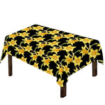 Watercolor Daffodil Flower Pattern Print Tablecloth