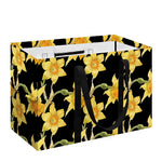 Watercolor Daffodil Flower Pattern Print Utility Tote Bag