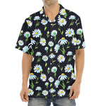 Watercolor Daisy Floral Pattern Print Aloha Shirt