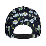 Watercolor Daisy Floral Pattern Print Baseball Cap