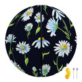 Watercolor Daisy Floral Pattern Print Basketball