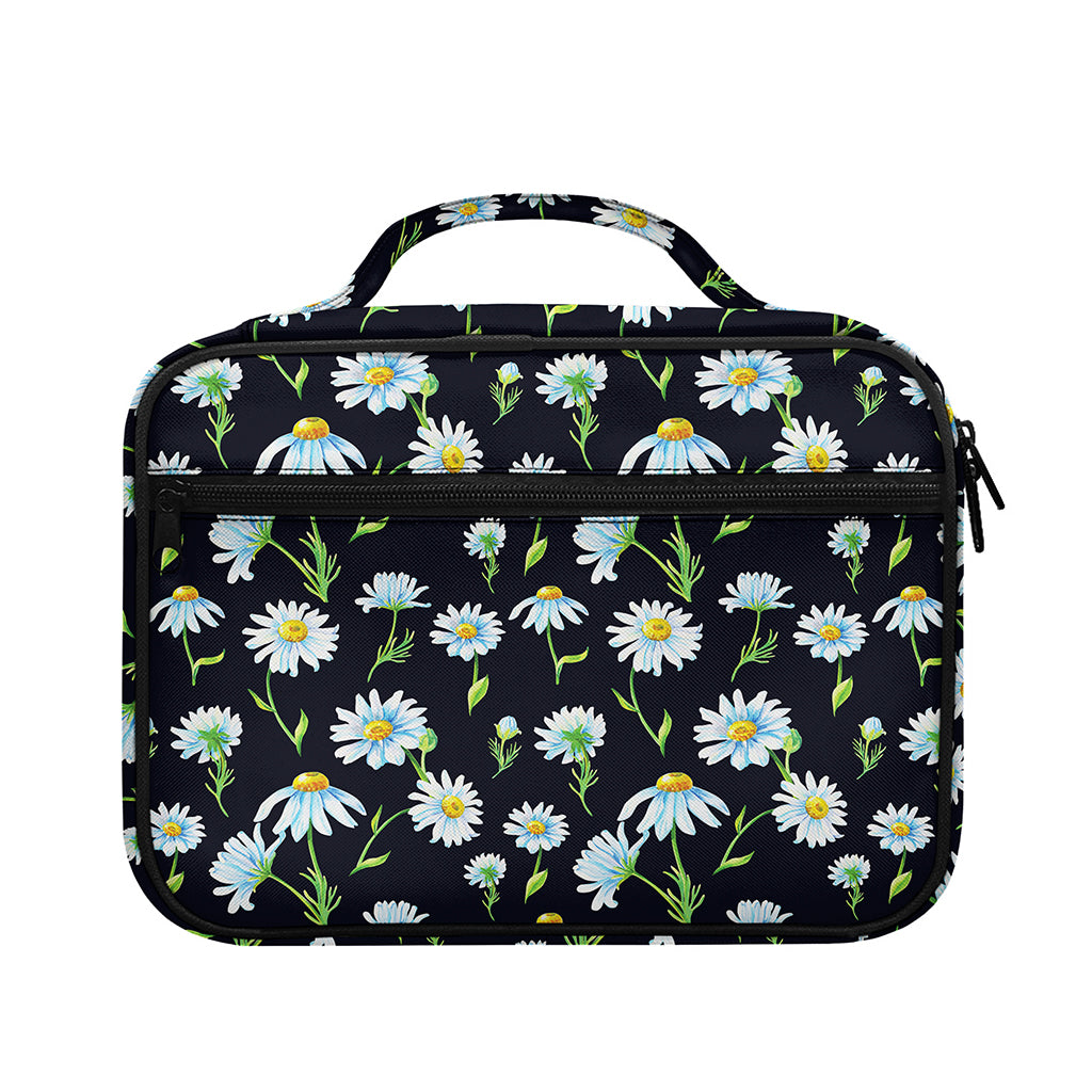 Watercolor Daisy Floral Pattern Print Briefcase Bible Bag