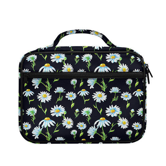 Watercolor Daisy Floral Pattern Print Briefcase Bible Bag