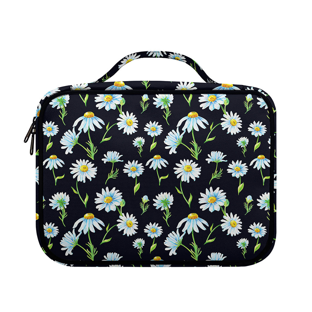 Watercolor Daisy Floral Pattern Print Briefcase Bible Bag