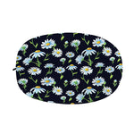 Watercolor Daisy Floral Pattern Print Car Side Mirror Covers