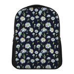 Watercolor Daisy Floral Pattern Print Casual Backpack