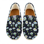 Watercolor Daisy Floral Pattern Print Casual Shoes