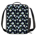 Watercolor Daisy Floral Pattern Print Crossbody Lunch Bag