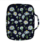 Watercolor Daisy Floral Pattern Print Front Pocket Bible Bag