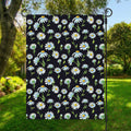Watercolor Daisy Floral Pattern Print Garden Flag