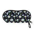 Watercolor Daisy Floral Pattern Print Glasses Case