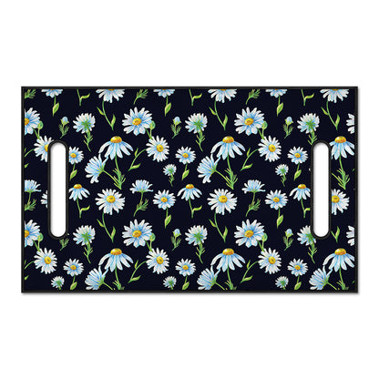 Watercolor Daisy Floral Pattern Print Golf Cart Seat Cover