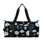 Watercolor Daisy Floral Pattern Print Gym Bag