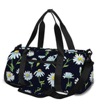 Watercolor Daisy Floral Pattern Print Gym Bag