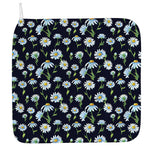 Watercolor Daisy Floral Pattern Print Hand Towel