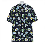 Watercolor Daisy Floral Pattern Print Hawaiian Shirt