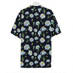 Watercolor Daisy Floral Pattern Print Hawaiian Shirt