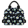 Watercolor Daisy Floral Pattern Print Insulated Lunch Bag